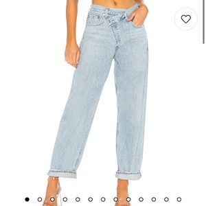 Agolde criss cross jeans